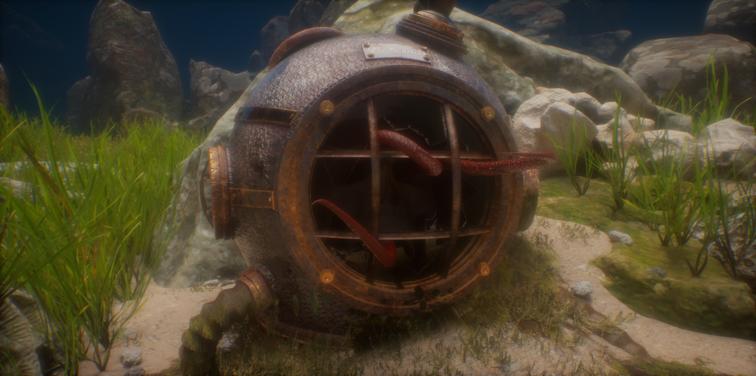 The Old Deep - 3D creation project image 1 - Unreal Engine 5.6, Blender, Maya, Substance Painter, Underwater Blueprint, Quixel Austria Vienna