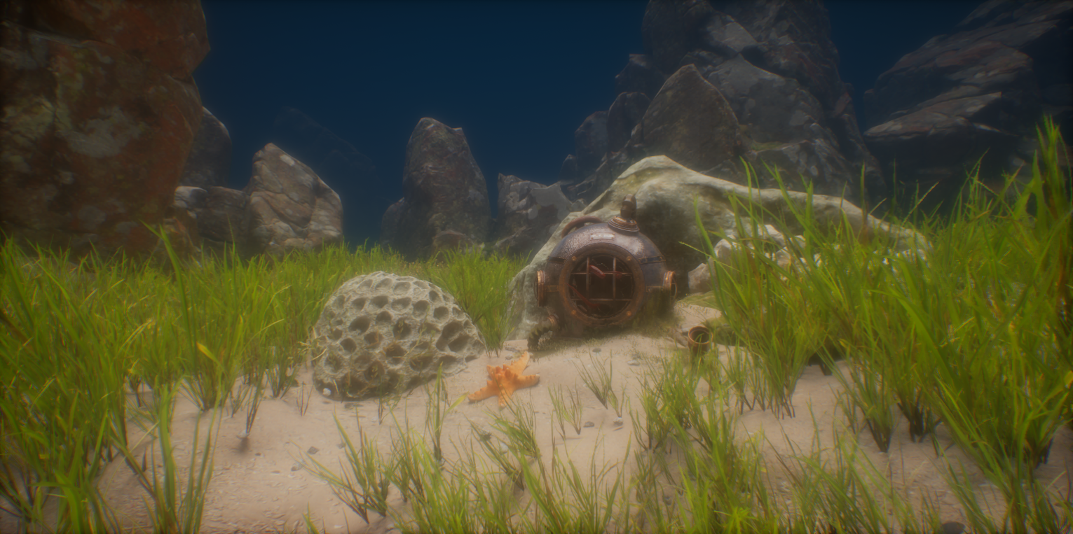The Old Deep - 3D creation project image 2 - Unreal Engine 5.6, Blender, Maya, Substance Painter, Underwater Blueprint, Quixel Austria Vienna