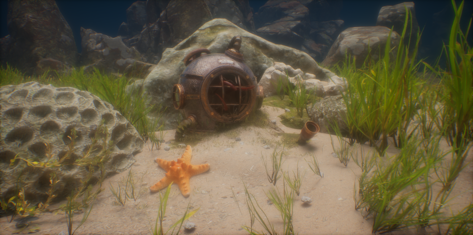 The Old Deep - 3D creation project image 3 - Unreal Engine 5.6, Blender, Maya, Substance Painter, Underwater Blueprint, Quixel Austria Vienna
